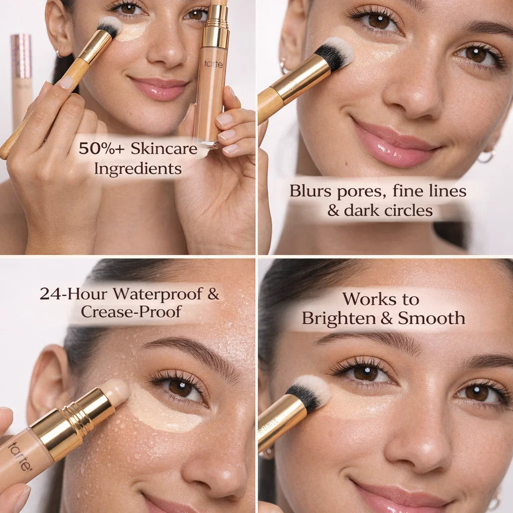 Tarte Angled Concealer Paw Brush for Flawless Application