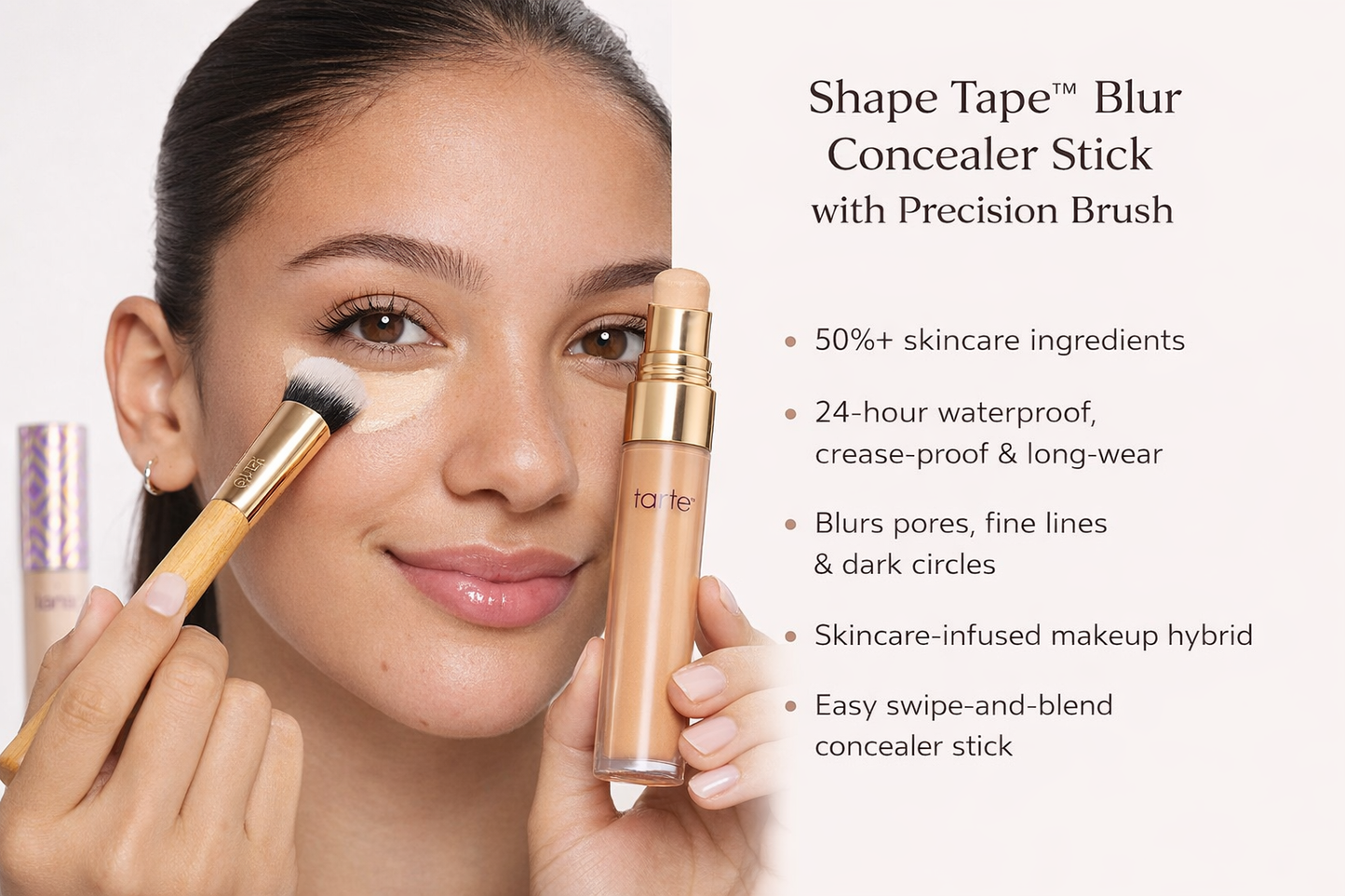 Tarte Angled Concealer Paw Brush for Flawless Application